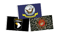 USA Military Flags
